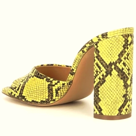 Steve Madden Snake Print Mules - Picture 1 of 6